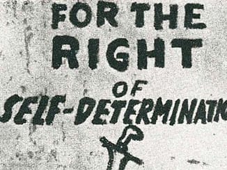 "For the Right of Self-Determination"