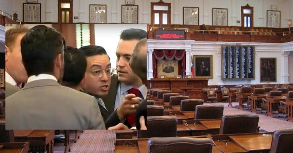 Read more about the article Democrat Lawmaker Engages in Violence During Final Day of 2017 Texas Legislature.
