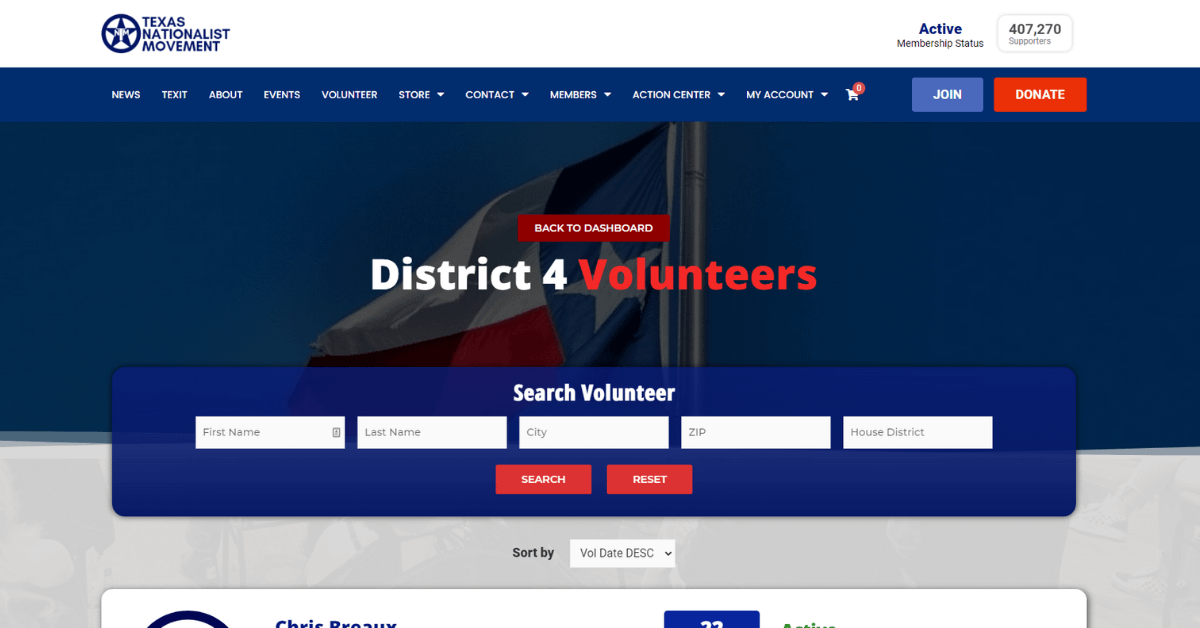 Read more about the article District Volunteer Database Is Live