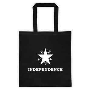 Texas Independence Canvas Tote