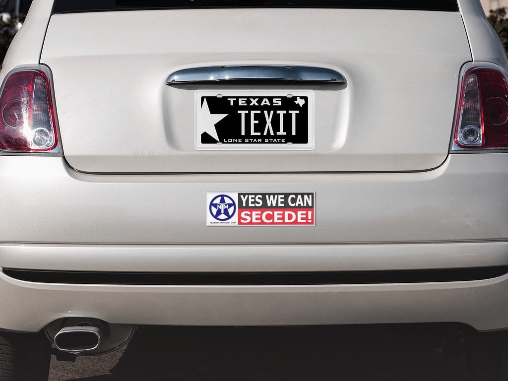 Yes We Can SECEDE – Bumper Sticker